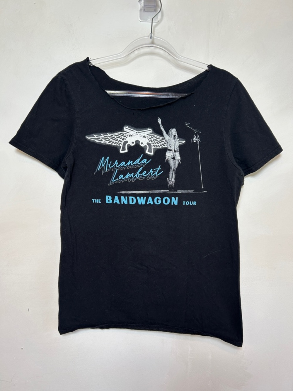 Miranda Lambert Graphic Tee Country Music Shirt Retro Concert Black Size Medium